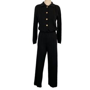 Vintage Laura By Alyzia Knit Jumpsuit Size 4/6 Small